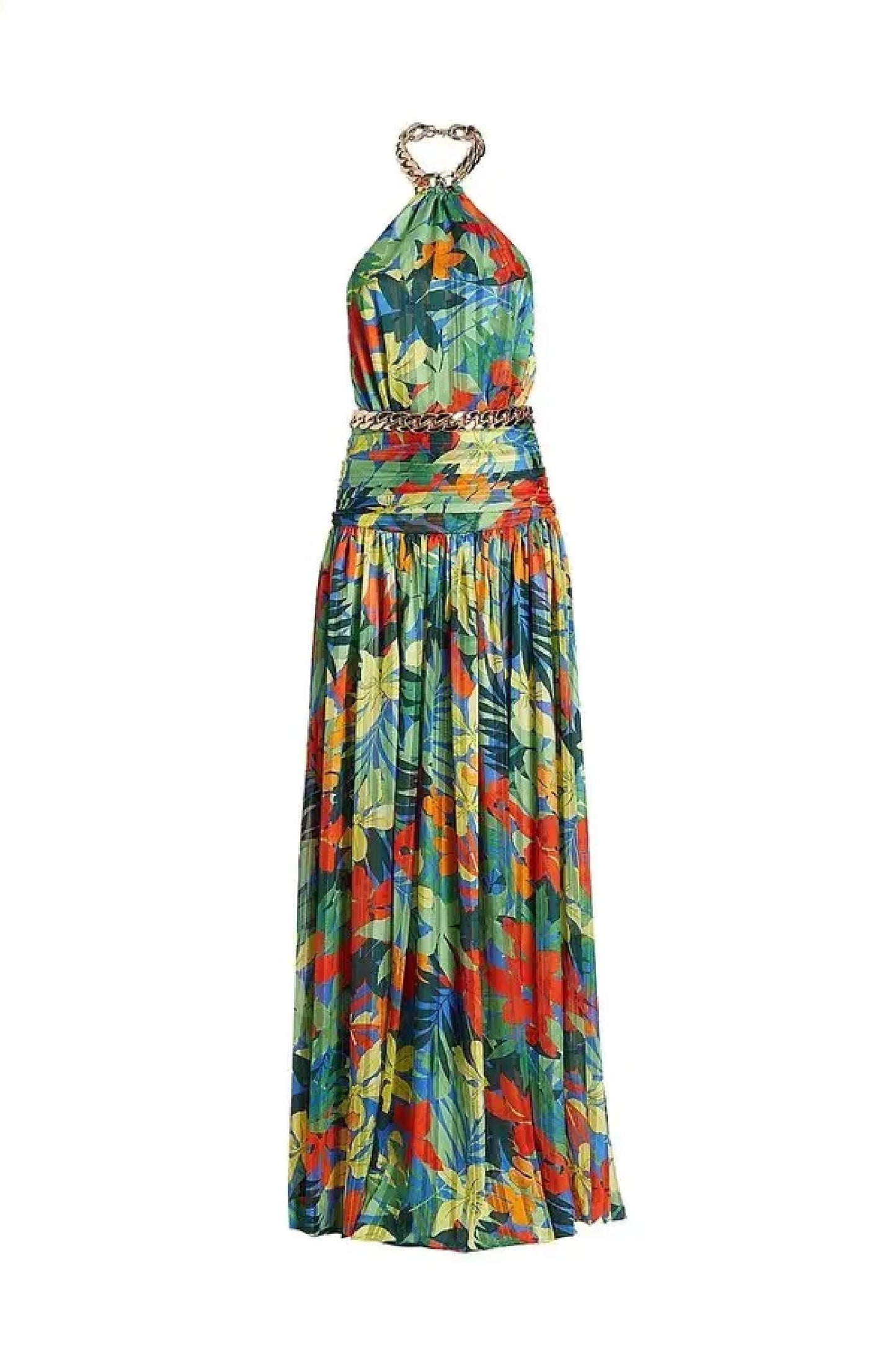 Kenya Chain Gown in Tropics