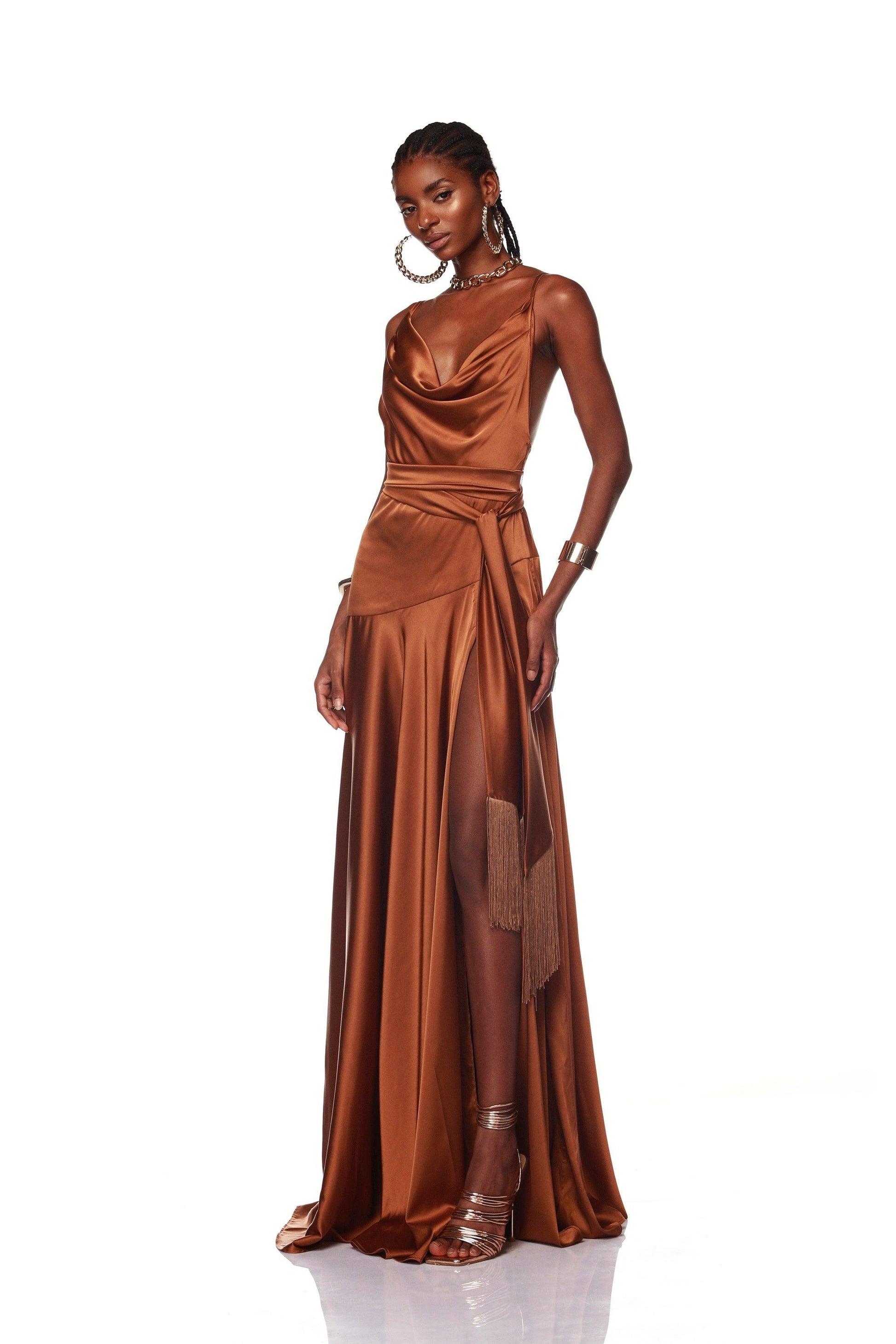 Leo Copper Gown - Pre Order - BRONX AND BANCO
