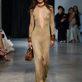 Makena Long Sleeve Knit Maxi