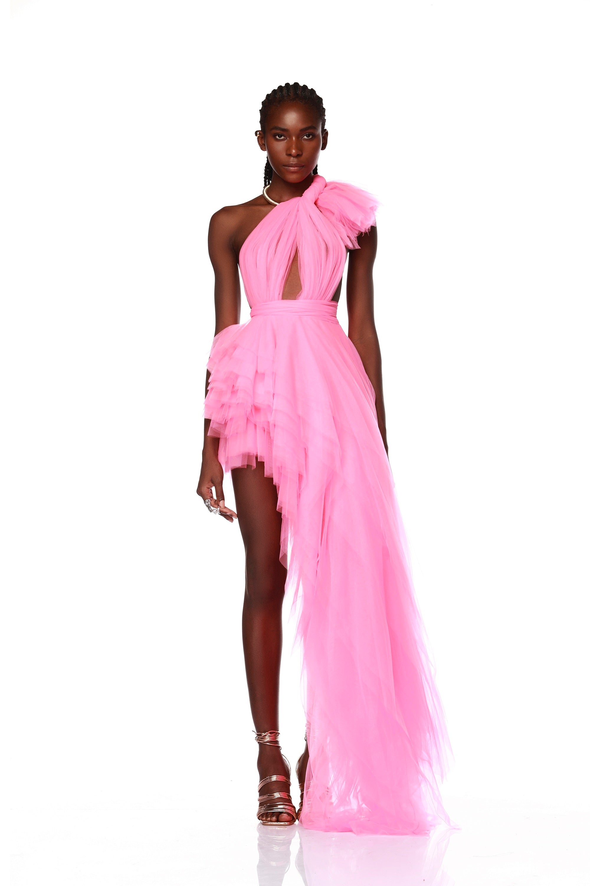 bronx and banco tokyo one shoulder dress