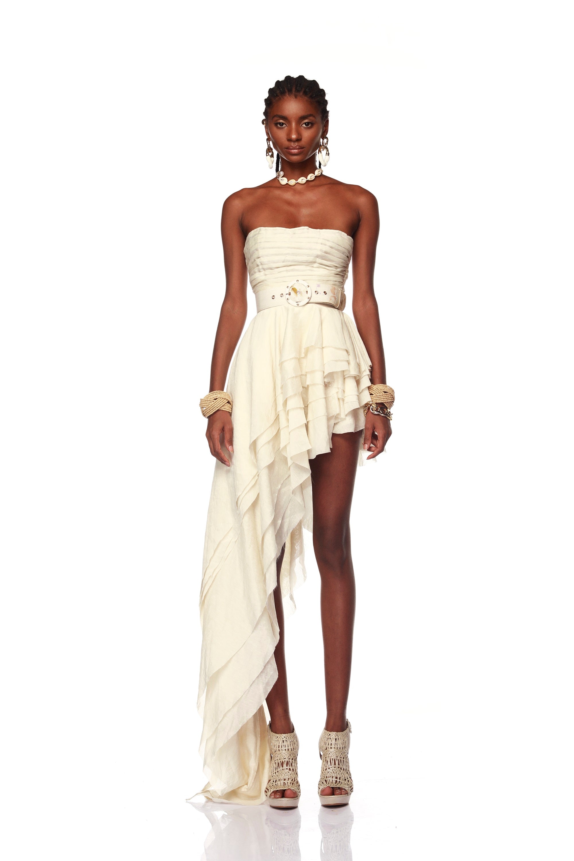 Tulum Cream Gown Bronx and Banco Free Shipping BRONX AND BANCO