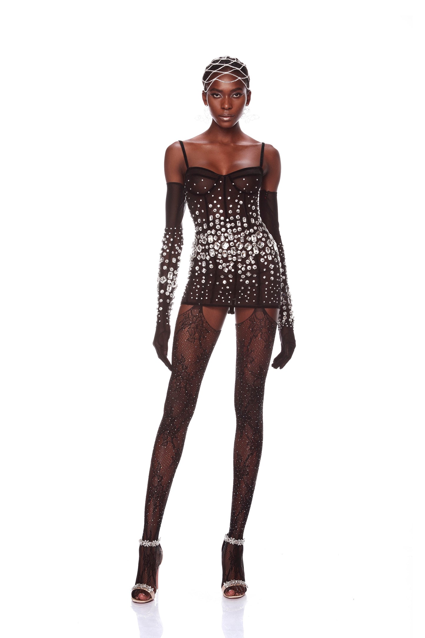 Sophia Diamond Mini Dress - Pre Order