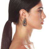 Small Double Link Earrings