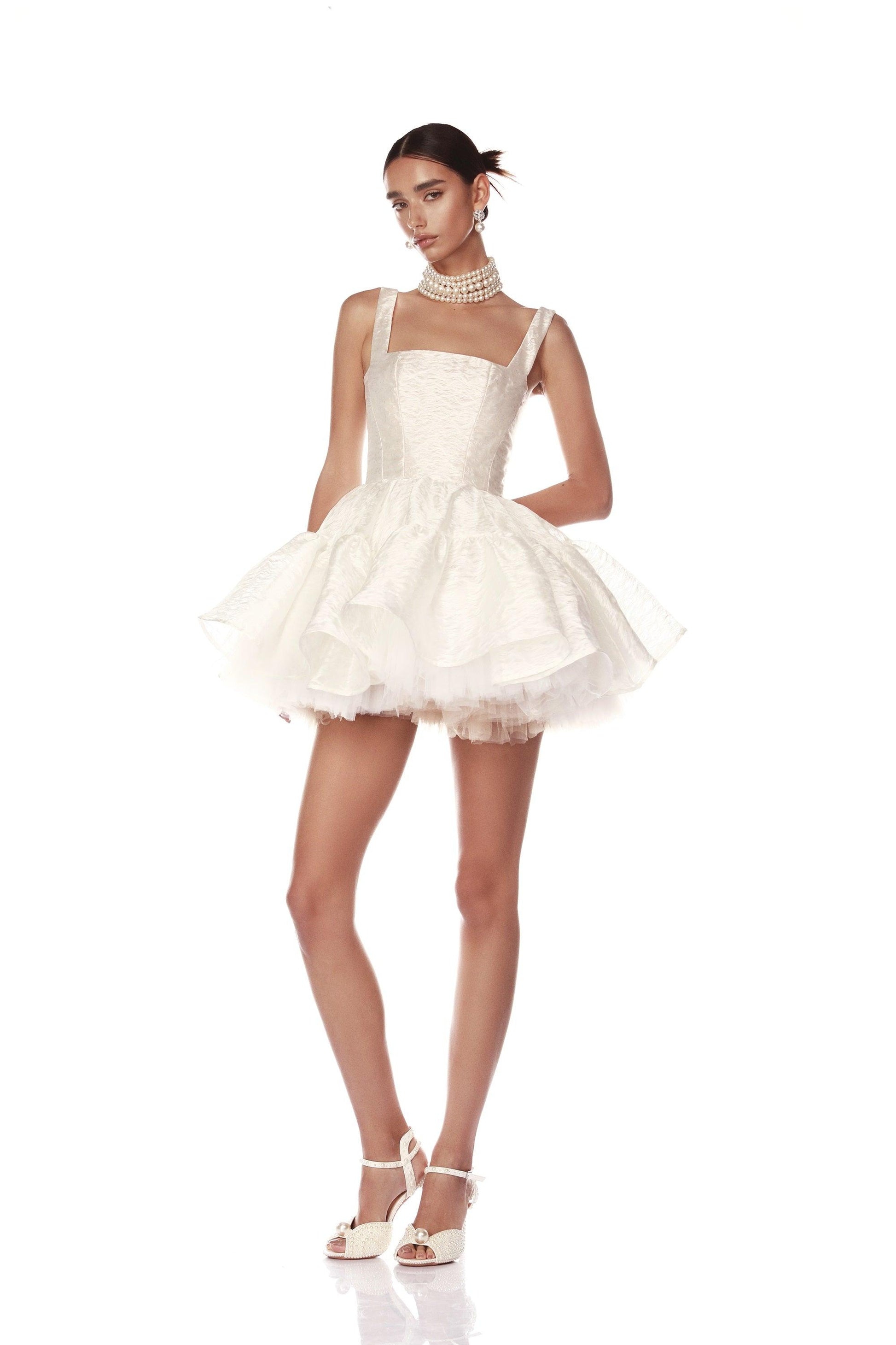 Tiara Blanc Mini Dress - Pre Order - BRONX AND BANCO