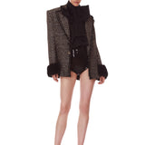 Kacey Gold Sequin Blazer