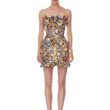 Bella Butterfly Maraya Multi Strapless Mini Dress