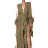 Geisha Sage Maxi Dress