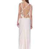 Morocco Sleeveless Cutout Diamond Gown