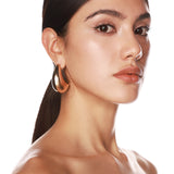 Dome Hoop Earrings