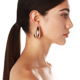 Dome Hoop Earrings