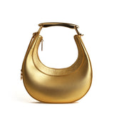 Cecile Midi Bag in Metalic Gold Napa Leather