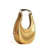 Cecile Midi Bag in Metalic Gold Napa Leather