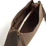 Poline Mini Bag in Cocoa Pebbled Leather