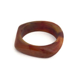 Burnt Umber Resin Bangle