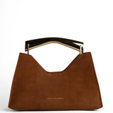 Poline Mini Bag in Cognac Suede