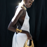 Cecile Mini Bag in Metallic Gold Napa Leather