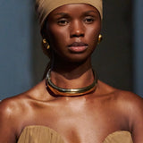 Sculptura Gold Choker Necklace