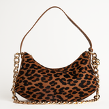 Iman Shoulder Bag in Leopard Pony Hair