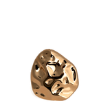 Molten Gold Irregular Ring