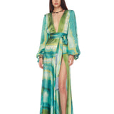 Carmen Coastal Maxi Dress