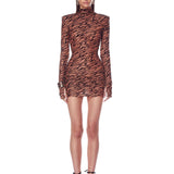 Zebra Mini Dress