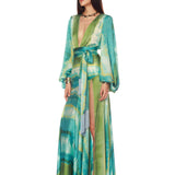 Carmen Coastal Maxi Dress