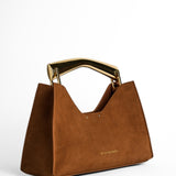 Poline Mini Bag in Cognac Suede