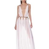 Zuri White Cutout Gown