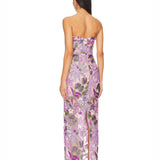 Dahlia Lilac Maxi Dress