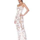 Dahlia White Maxi Dress