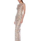 Violet Silver Maxi Dress