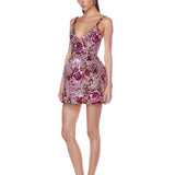 Allegra Pink Multi Mini Dress