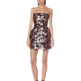Jasmine Maraya Floral Sequin Mini Dress - SAMPLE