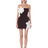 Jasmine Maraya Black & White Mini Dress