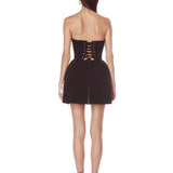 Jasmine Maraya Black & White Mini Dress