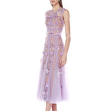Saba Lilac Midi Dress - SAMPLE