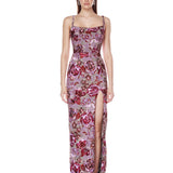 Allegra Pink Multi Maxi Dress