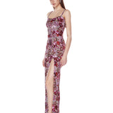 Allegra Pink Multi Maxi Dress