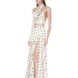 Cleopatra Blanc Polka Dot Set