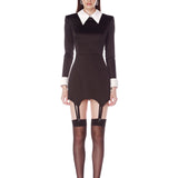 Wednesday Long Sleeve Mini Dress - SAMPLE