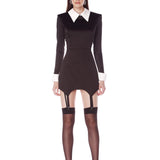 Wednesday Long Sleeve Mini Dress - SAMPLE