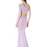 Margot Lilac One Shoulder Knit Dress
