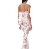 Magnolia Rosie Off the Shoulder Column Gown