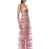 Midnight Embellished Blush Gown