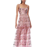 Midnight Embellished Blush Gown