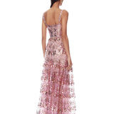 Midnight Embellished Blush Gown