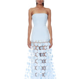 Harper Strapless Powder Blue Gown