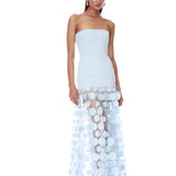 Harper Strapless Powder Blue Gown