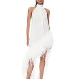 Madeline Halterneck White Gown