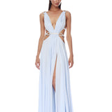 Brielle Powder Blue Diamond Gown